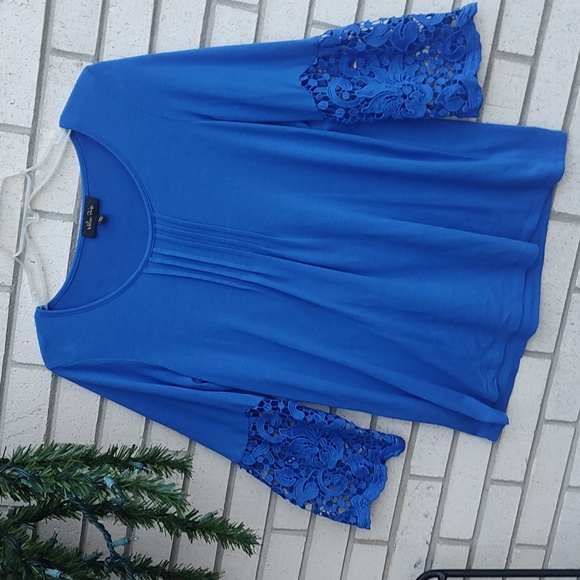 Melissa Paige Tops - Blue Top